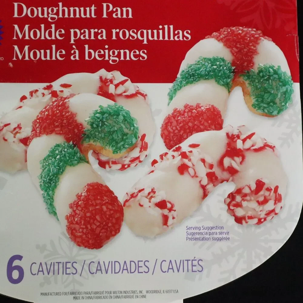 Wilton Doughnut Pan Candy Canes Set of 2 pans NEW 6 sections each